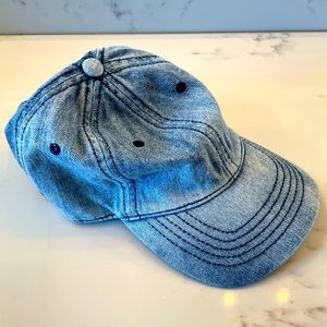 Distressed Denim Hat
